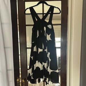 Kate Spade Black and White Floral Print Women’s Dress